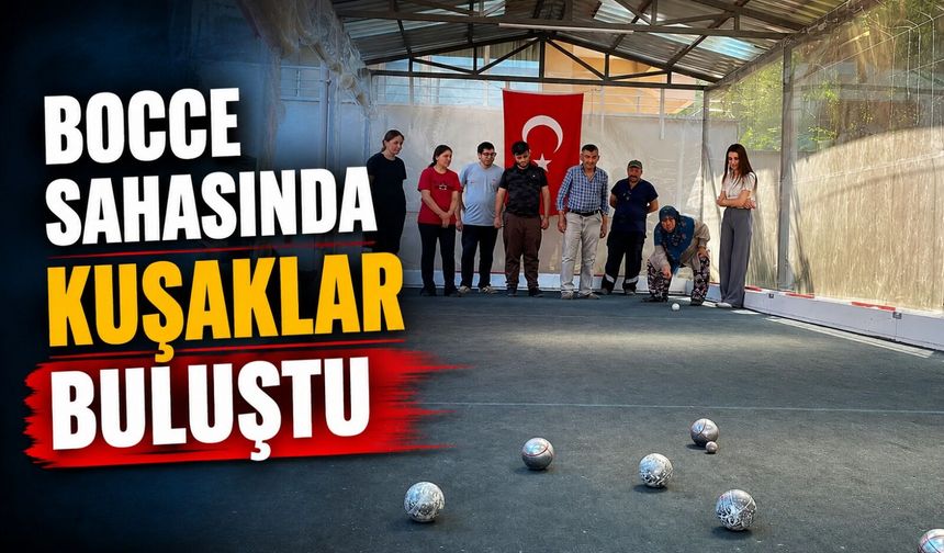 BOCCE SAHASINDA KUŞAKLAR BULUŞTU