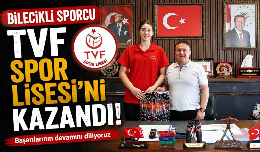 BİLECİKLİ SPORCU TVF SPOR LİSESİ'Nİ KAZANDI