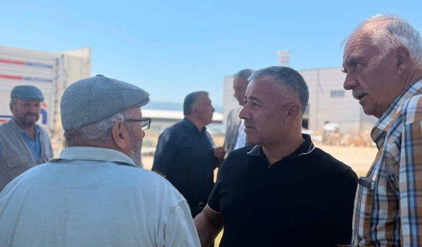 İL BAŞKANI YILDIRIM ÇİFTÇİLERLE BULUŞTU