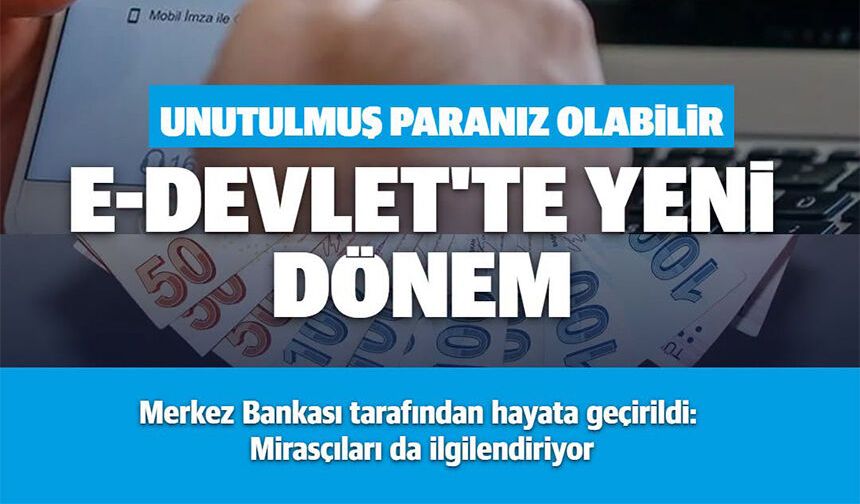E- DEVLET'TE YENİ DÖNEM