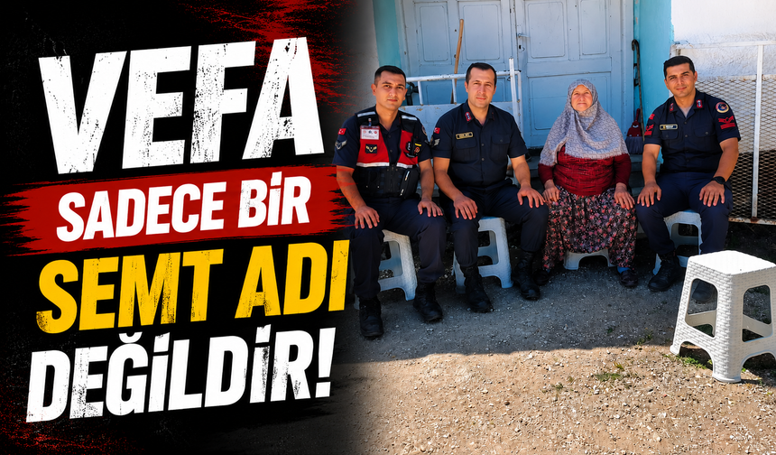 JANDARMADAN ŞEHİT AİLESİNE VEFA