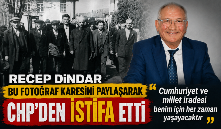CHP’DEN İSTİFA! ETTİ