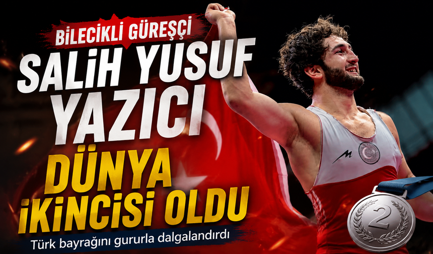 BİLECİKLİ GÜREŞÇİ DÜNYA İKİNCİSİ OLDU
