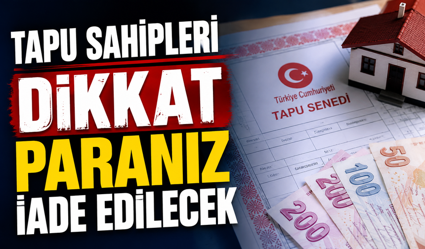 PARANIZ İADE EDİLECEK