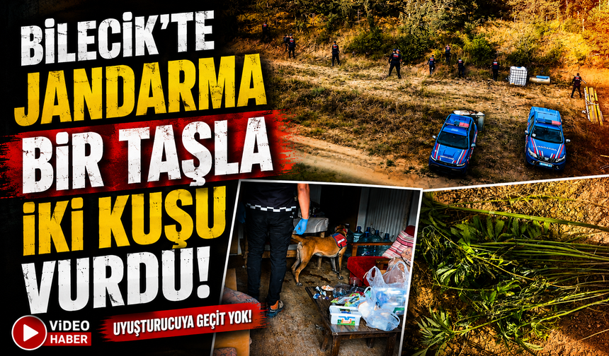 JANDARMA UYUŞTURUCU OPERASYONUNDA ARANAN ŞAHSI DA YAKALADI