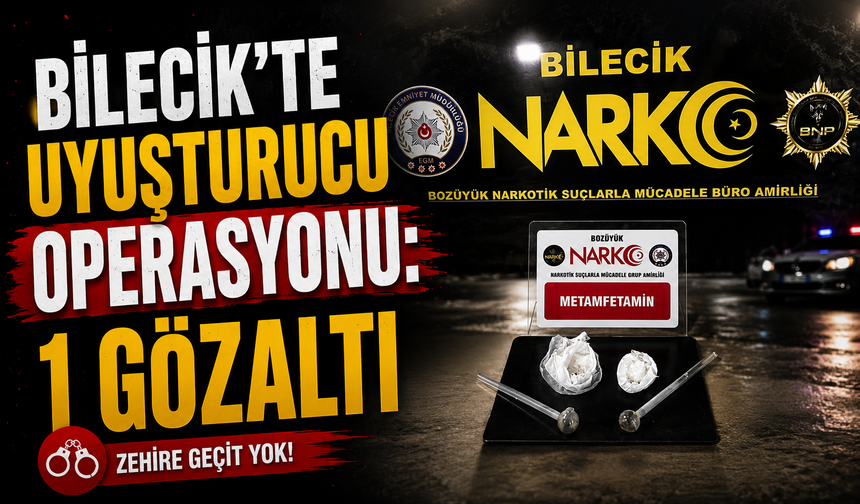 UYUŞTURUCU OPERASYONU: 1 GÖZALTI