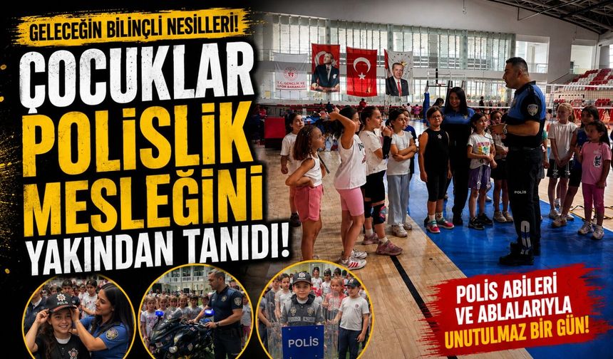 ÇOCUKLAR POLİSLİK MESLEĞİNİ YAKINDAN TANIDI
