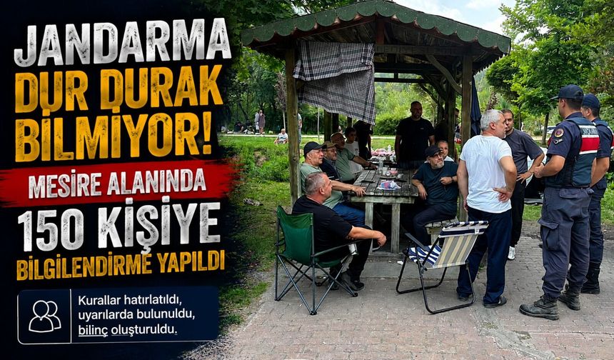 MESİRE ALANINDA 150 VATANDAŞA HIRSIZLIK UYARISI