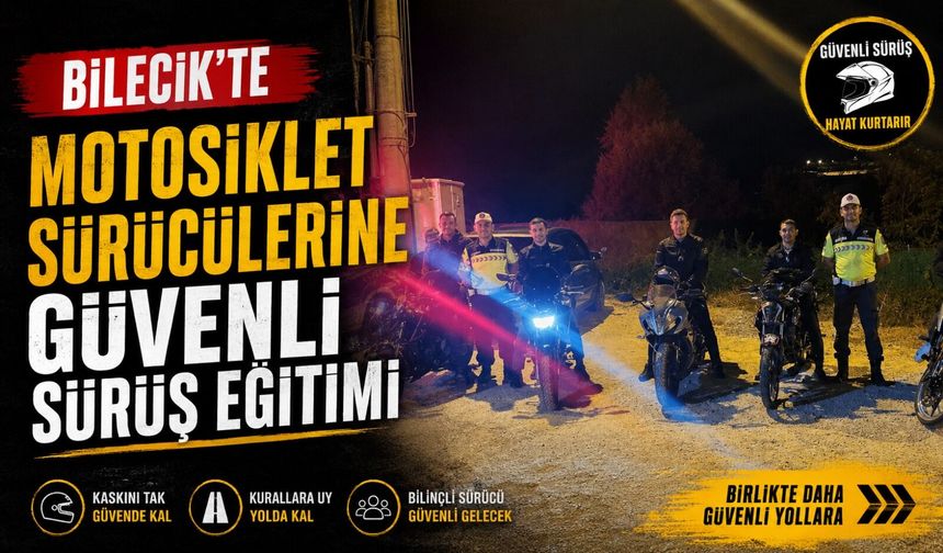 MOTOSİKLET SÜRÜCÜLERİNE GÜVENLİ SÜRÜŞ EĞİTİMİ