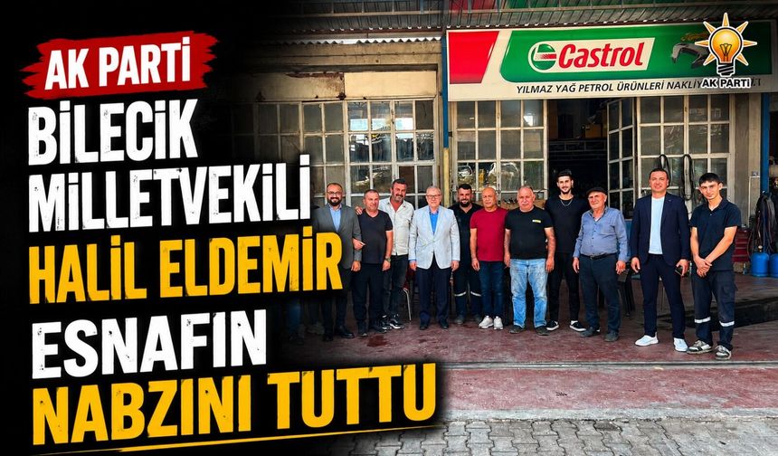 AK PARTİ HEYETİ SANAYİ ESNAFIYLA BİR ARAYA GELDİ