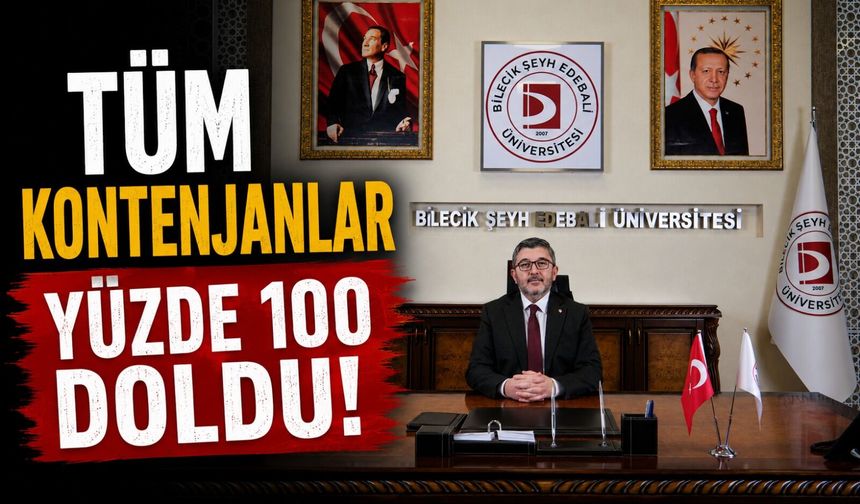 BŞEÜ'DE YKS BAŞARISI: TÜM KONTENJANLAR YÜZDE 100 DOLDU