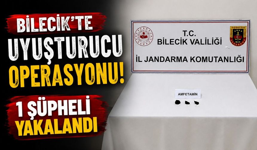 UYUŞTURUCU OPERASYONU: 1 ŞÜPHELİ YAKALANDI