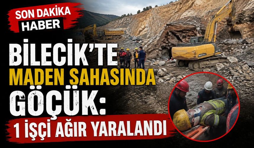 MADEN SAHASINDA GÖÇÜK: 1 İŞÇİ AĞIR YARALANDI