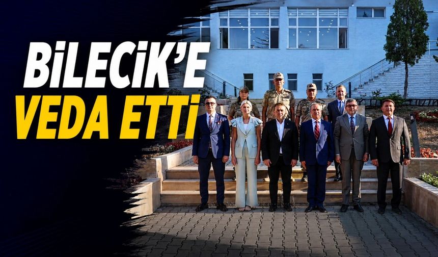 BİLECİK JANDARMA EĞİTİM KOMUTANI TUĞGENERAL YUSUF ASLAN'A VEDA