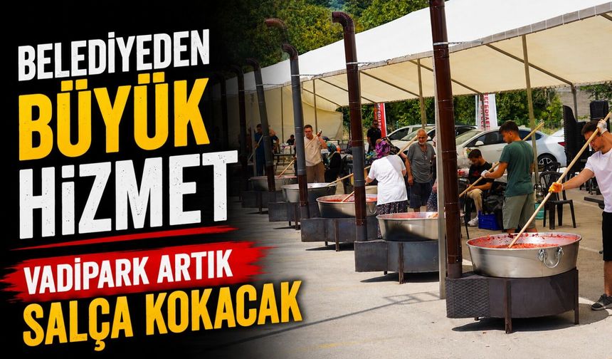 SALÇA YAPIMI İÇİN İLK ATEŞLER YAKILDI