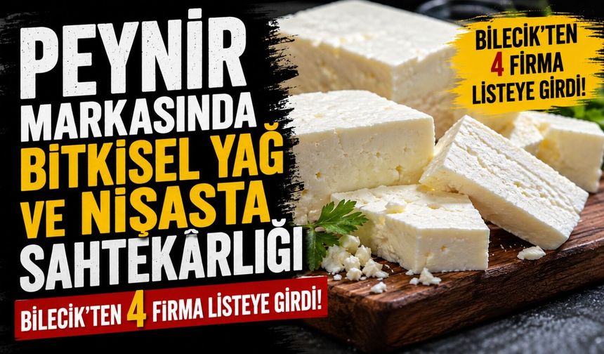 PEYNİR MARKASINDA BİTKİSEL YAĞ VE NİŞASTA SAHTEKARLIĞI