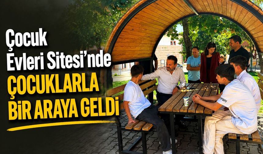 İL MÜDÜRÜ İLHAN'DAN ÇOCUK EVLERİ SİTESİ'NDE İNCELEME