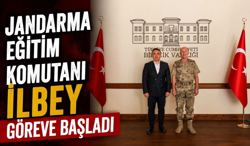 JANDARMA EĞİTİM KOMUTANI İLBEY'DEN VALİ SÖZER'E ZİYARET
