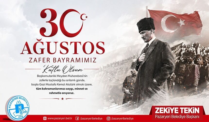 ZEKİYE TEKİN  30 AĞUSTOS MESAJI