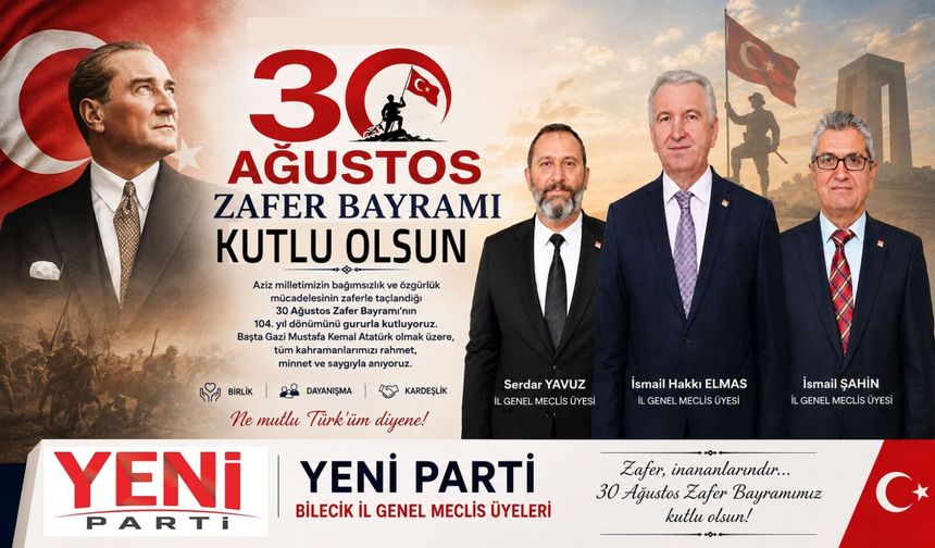 CHP İL GENEL MECLİS ÜYELERİ 30 AĞUSTOS