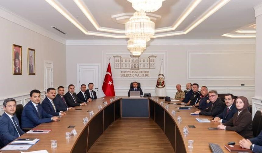 İL ASAYİŞ VE GÜVENLİK TOPLANTISI GERÇEKLEŞTİRİLDİ