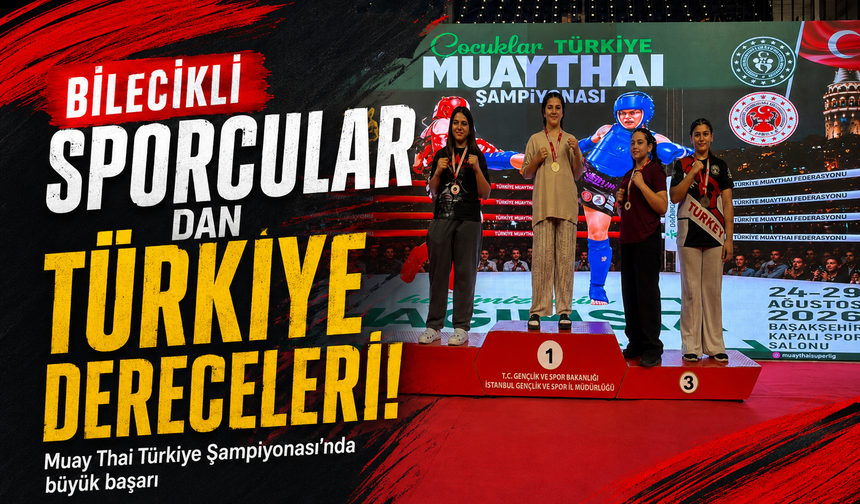 BİLECİKLİ SPORCULARDAN TÜRKİYE DERECELERİ