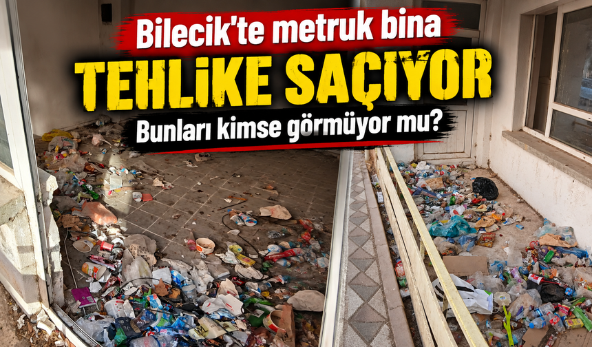 METRUK BİNA TEHLİKE SAÇIYOR