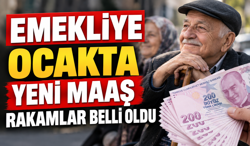 EMEKLİ MAAŞI RAKAMLARI BELLİ OLDU