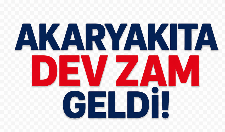 MOTORİNE DEV ZAM GELDİ!