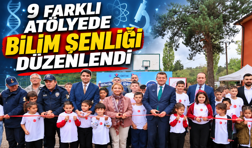 KÖY OKULUNDA BİLİM ŞENLİĞİ: 9 FARKLI ATÖLYE DÜZENLENDİ