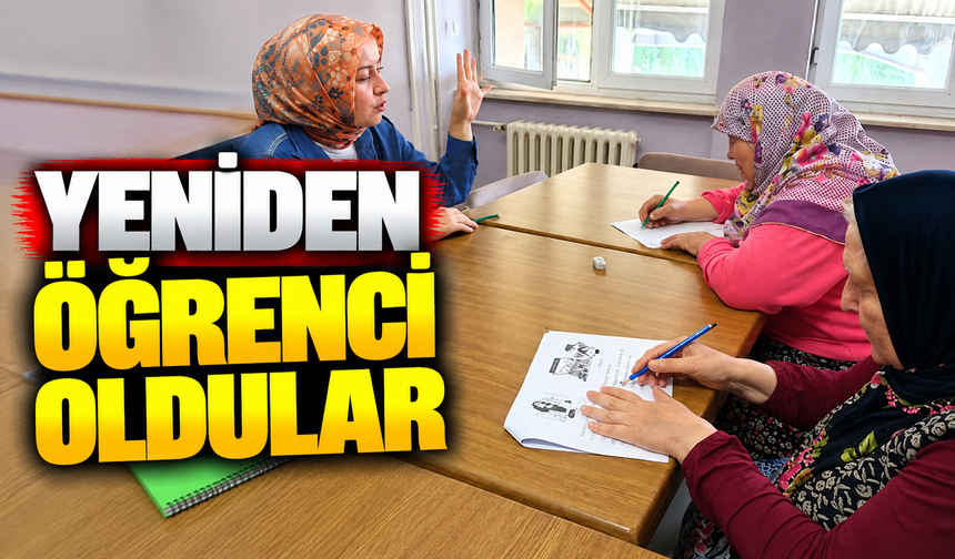 HUZUREVİ SAKİNLERİ YENİDEN ÖĞRENCİ OLDU