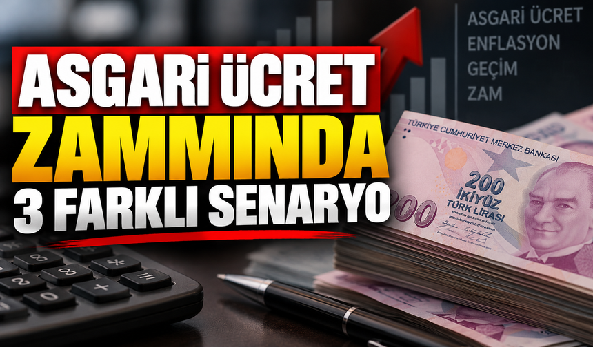 ASGARİ ÜCRET ZAMMINDA 3 FARKLI SENARYO