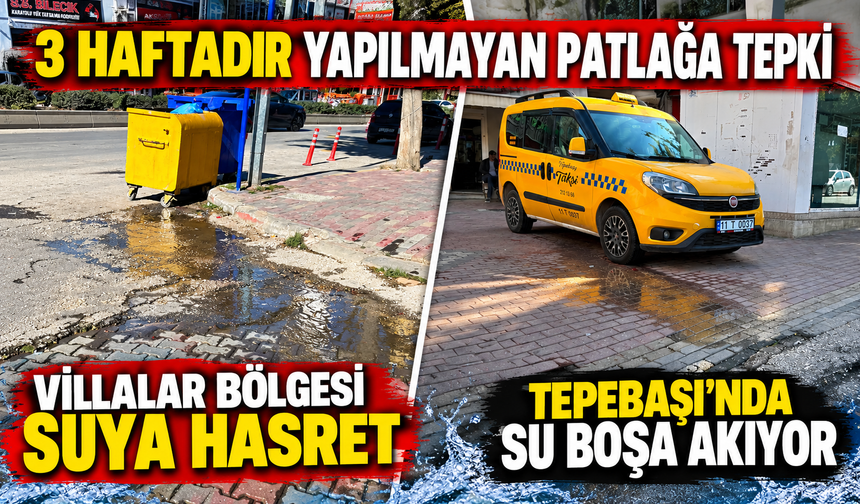 3 HAFTADIR YAPILMAYAN PATLAĞA TEPKİ