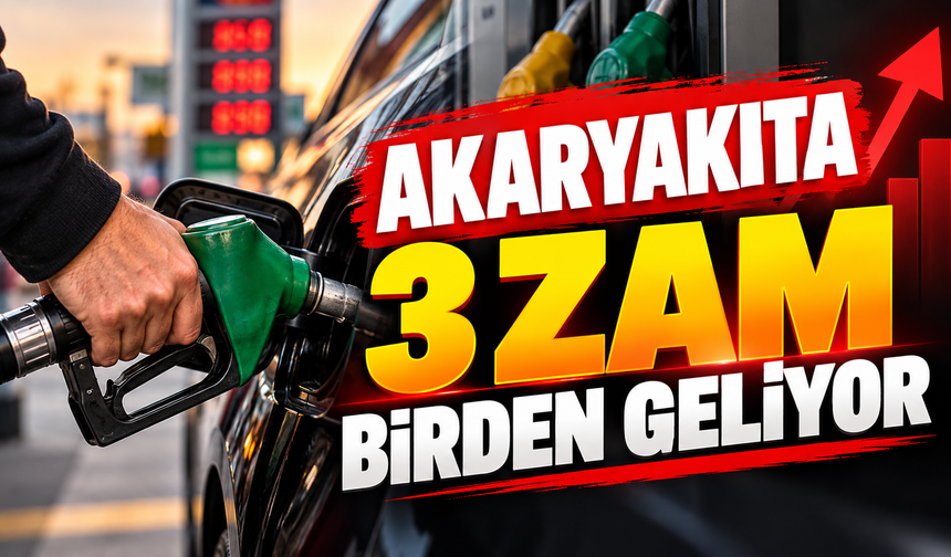 AKARYAKITA 3 ZAM BİRDEN GELİYOR