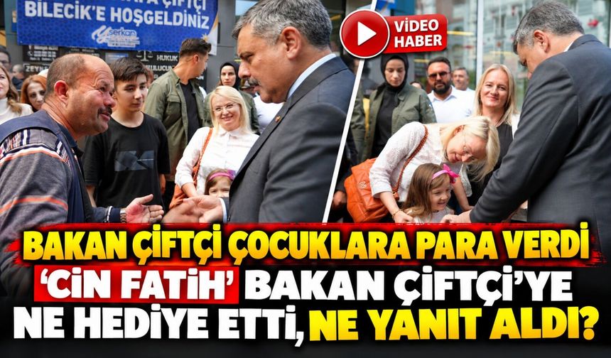 BAKAN ÇİFTÇİ'YE TESPİH HEDİYE ETTİ