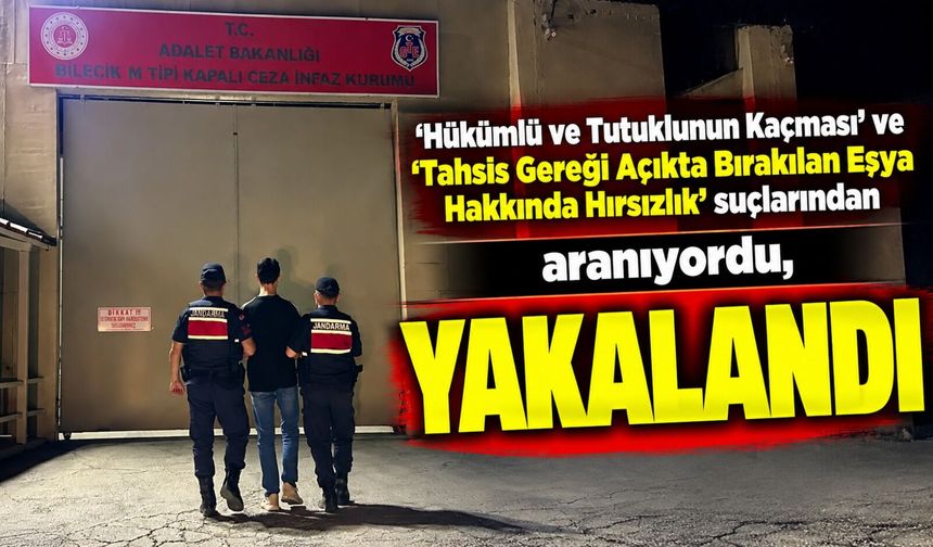 5 YIL 10 AY HAPİS CEZASIYLA ARANAN ŞAHIS YAKALANDI