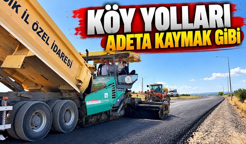 PAZARYERİ OSB'DE SICAK ASFALT ÇALIŞMALARI İNCELENDİ