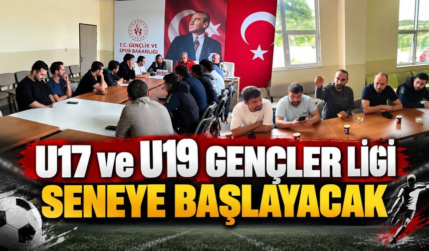 BİLECİK'TE U17 İLE U19 GENÇLER LİGİ'NİN KURALARI ÇEKİLDİ