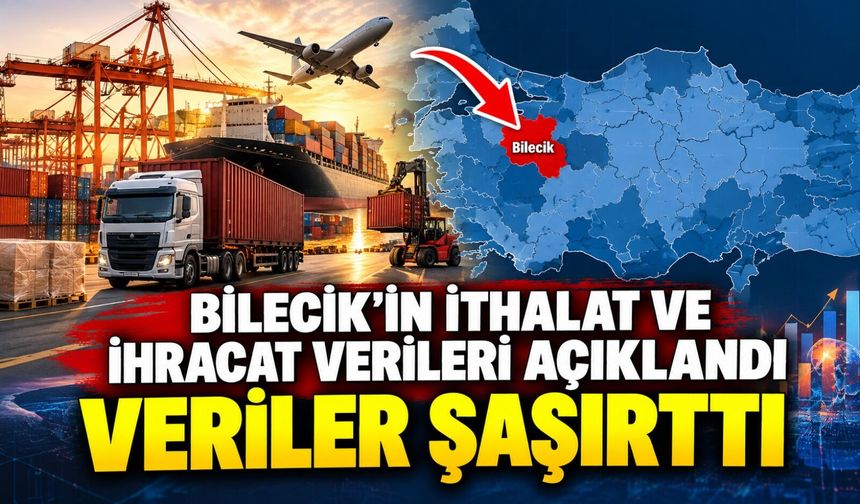 BİLECİK'İN İHRACATI AZALDI, İTHALATI ARTTI