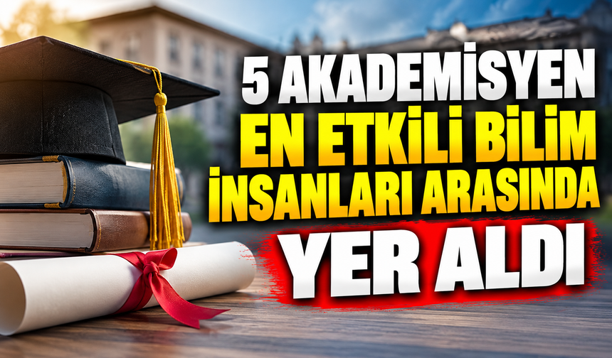 BŞEÜ'DE 5 AKADEMİSYEN EN ETKİLİ BİLİM İNSANLARI ARASINDA YER ALDI