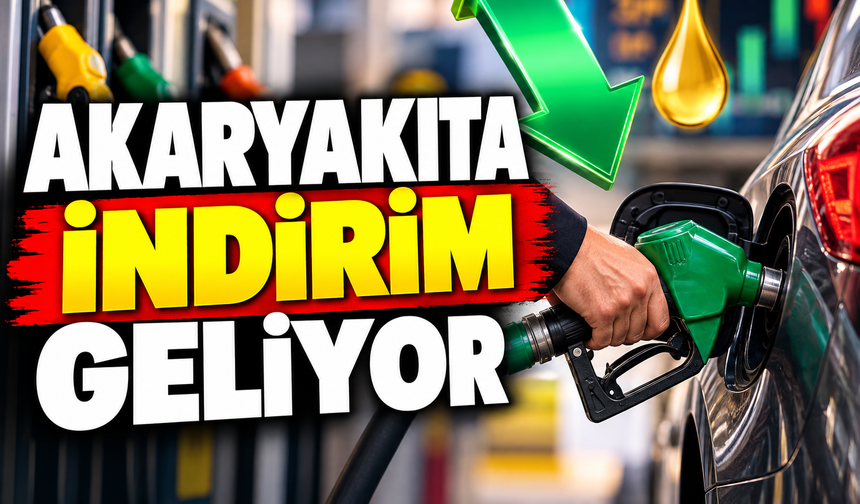 AKARYAKITA İNDİRİM GELİYOR