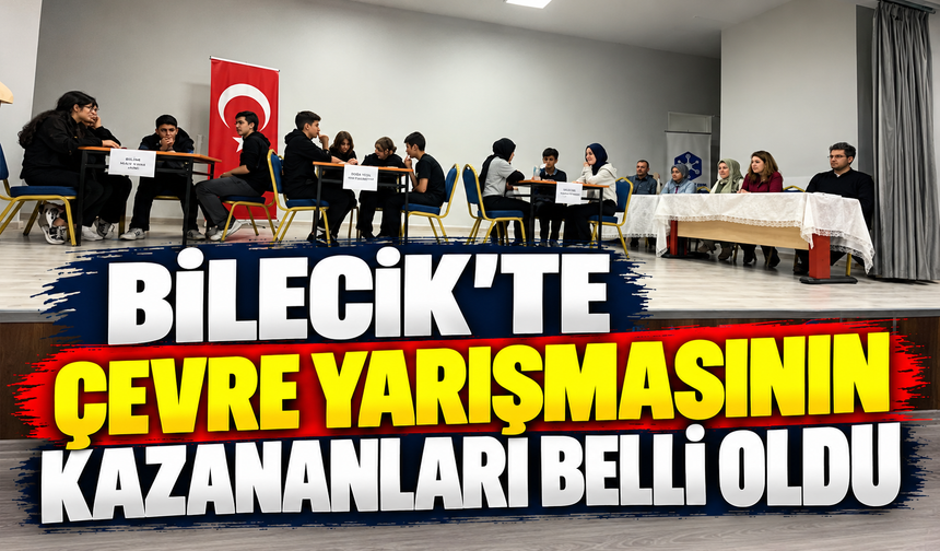 ÇEVRE YARIŞMASININ KAZANANLARI BELLİ OLDU