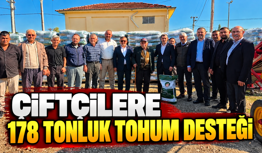 BİLECİK'TE ÇİFTÇİLERE 178 TON BUĞDAY TOHUMU DESTEĞİ