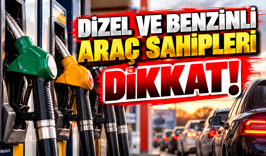 DİZEL VE BENZİNLİ ARAÇ SAHİPLERİ DİKKAT