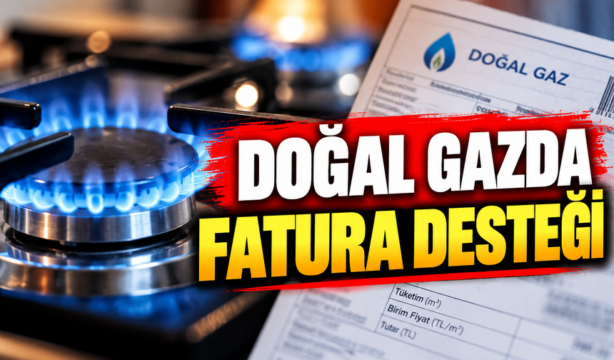 DOĞAL GAZDA FATURA DESTEĞİ