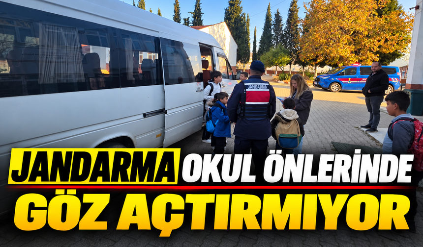 BİLECİK'TE 10 OKULDA JANDARMA DENETİMİ