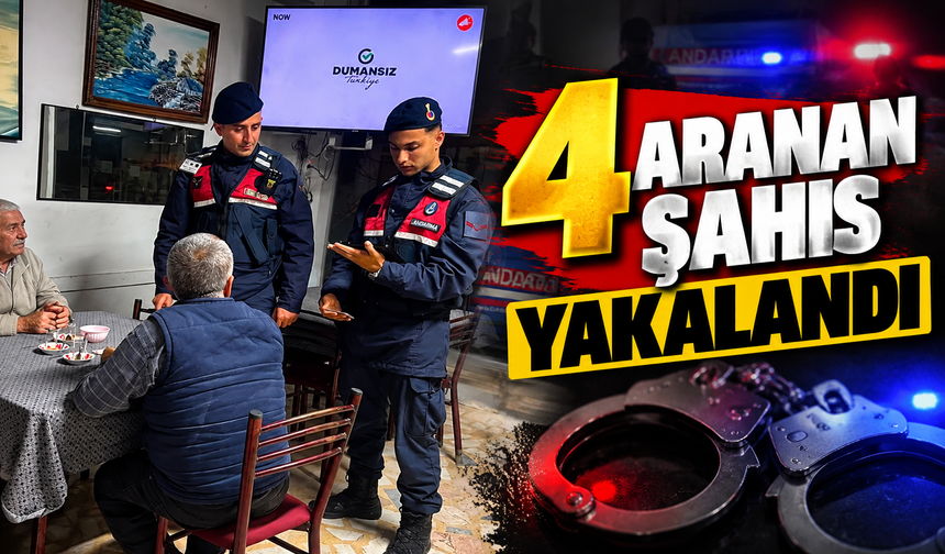 BİLECİK'TE 4 ARANAN ŞAHIS YAKALANDI