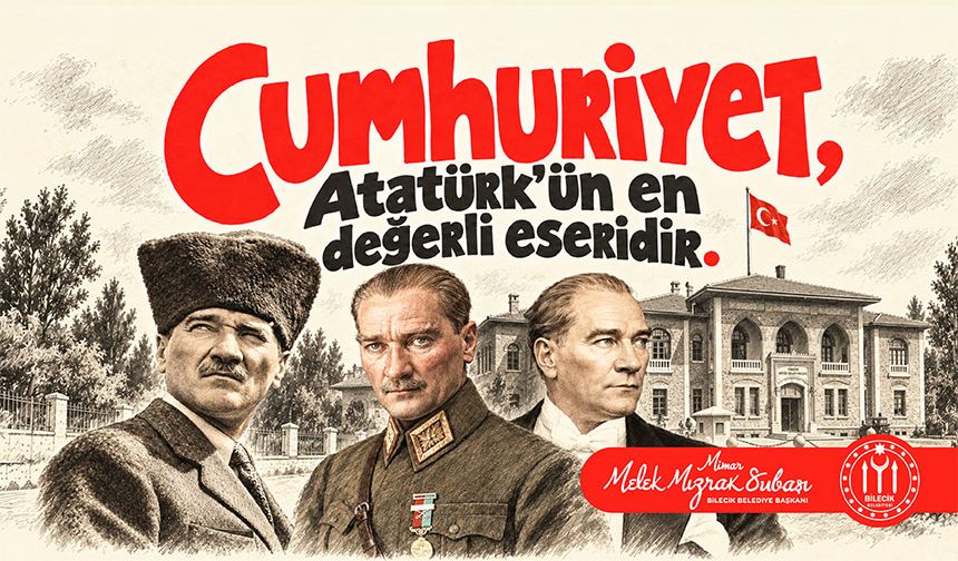 MELEK MIZRAK SUBAŞI'DAN 29 EKİM CUMHURİYET BAYRAMI MESAJI