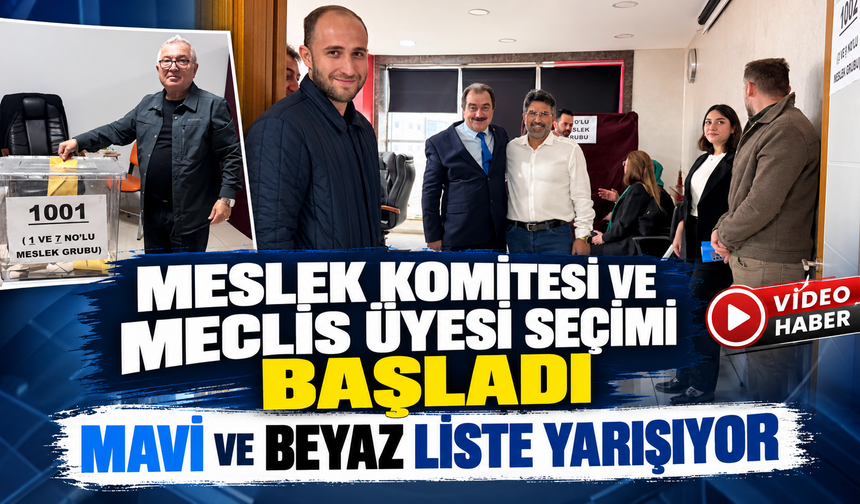 BİLECİK'TE MESLEK KOMİTESİ VE MECLİS ÜYESİ SEÇİMİ BAŞLADI