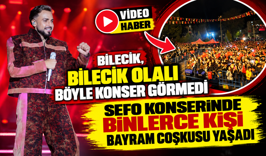 SEFO KONSERİNDE BİNLERCE KİŞİ BAYRAM COŞKUSU YAŞADI